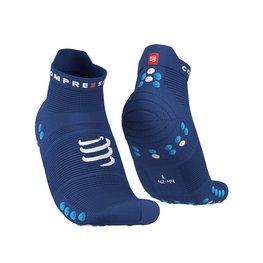 COMPRESSPORT calcetines de tobillo - PRO RACING 4.0 RUN - azul