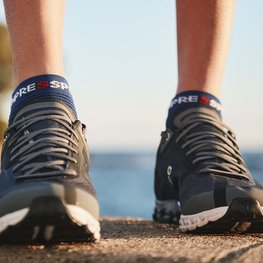 COMPRESSPORT calcetines de tobillo - PRO RACING 4.0 RUN - azul