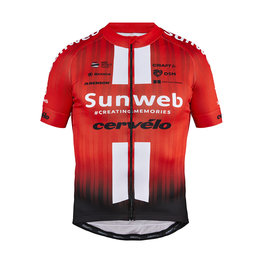 jersey de manga corta - SUNWEB 2019 - negro/rojo/blanco