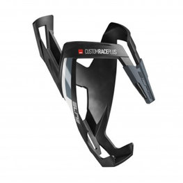 ELITE cesto para botellas - CUSTOM RACE PLUS - negro/blanco