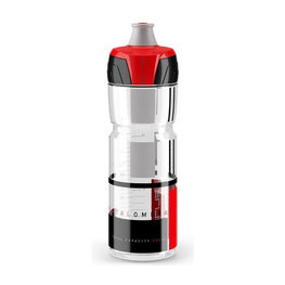 ELITE botella de agua - CRYSTAL OMBRA 750 ml - transparente/rojo/negro