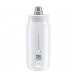 botella de agua - FLY 550 ml  - transparente/gris