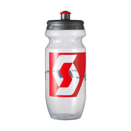 botella de agua - SCOTT 550 ml  - rojo/transparente