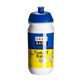 botella de agua - SAXO BANK 2013 - amarillo/blanco/azul