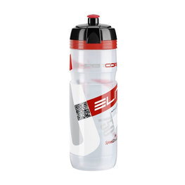 ELITE botella de agua - SUPERCORSA 750 ml - transparente/rojo
