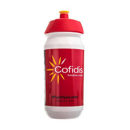 botella de agua - COFIDIS 2018 550 ml - blanco/rojo