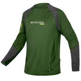 maillot de verano de manga larga - MT500 BURNER SUMMER - verde/gris
