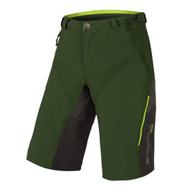 pantalones cortos sin tirantes - MT500 SPRAY BAGGY - verde/negro