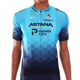 GIORDANA jersey de manga corta - ASTANA 2021 VERO PRO - turquesa