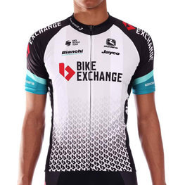 GIORDANA jersey de manga corta - BIKE EXCHANGE 2021 - blanco/negro