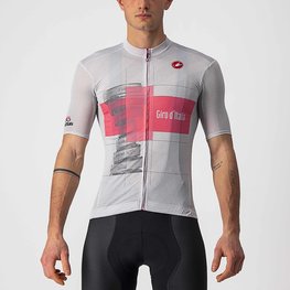 CASTELLI jersey de manga corta - GIRO D'ITALIA 2021 - rosa/blanco