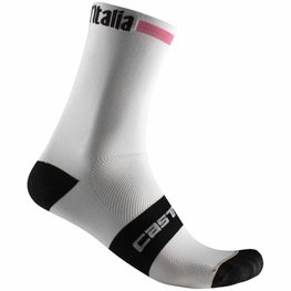 CASTELLI calcetines clásicos - GIRO D'ITALIA 2021 - blanco/negro