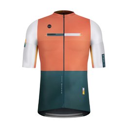 GOBIK jersey de manga corta - ATTITUDE 2.0  - verde/blanco/naranja