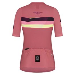GOBIK jersey de manga corta - STARK LADY - granate/rosa/amarillo