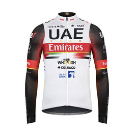 GOBIK maillot de invierno de manga larga - UAE 2021 PACER - blanco/rojo