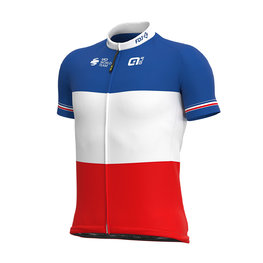 ALÉ jersey de manga corta - GROUPAMA FDJ 2020 - azul/blanco/rojo
