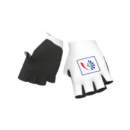 ALÉ guantes de dedos cortos - GROUPAMA FDJ 2020 - blanco