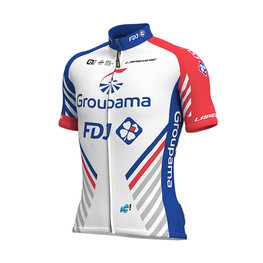 ALÉ jersey de manga corta - GROUPAMA FDJ 2019 - blanco/azul/rojo