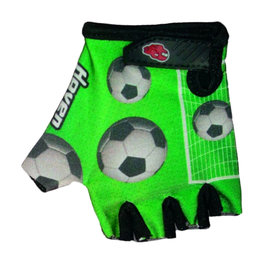 HAVEN guantes de dedos cortos - DREAM KIDS - verde/blanco/negro