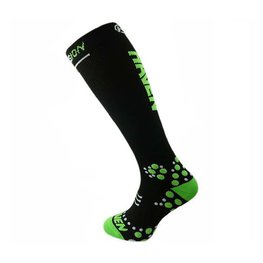 HAVEN medias - EVOTEC SILVER - negro/verde