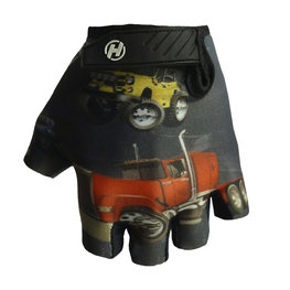 HAVEN guantes de dedos cortos - DREAM KIDS - rojo/amarillo/negro