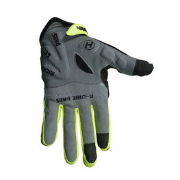 HAVEN guantes de dedos largos - DEMO LONG - negro/verde