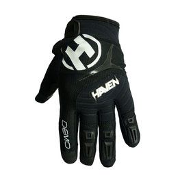 HAVEN guantes de dedos largos - DEMO LONG - negro/blanco
