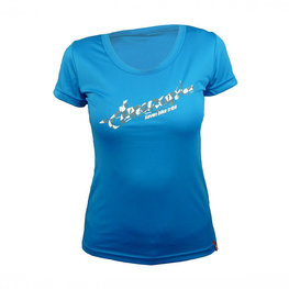HAVEN jersey de manga corta - AMAZON LADY MTB - azul claro/blanco