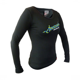 HAVEN maillot de verano de manga larga - AMAZON LADY LONG MTB - negro/verde