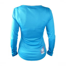 HAVEN maillot de verano de manga larga - AMAZON LADY LONG MTB - azul/rosa