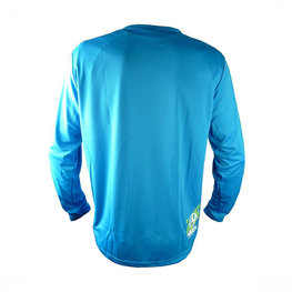 HAVEN maillot de verano de manga larga - NAVAHO LONG MTB - azul/verde