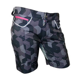 HAVEN pantalones cortos sin tirantes - PEARL NEO LADY - negro/rosa