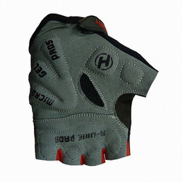 HAVEN guantes de dedos cortos - DEMO SHORT - negro/rojo