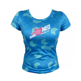 HAVEN jersey de manga corta - PEARL NEO LADY MTB - azul claro