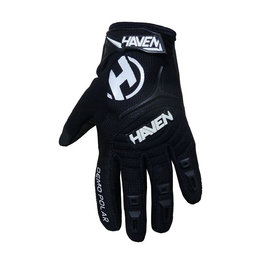 HAVEN guantes de dedos largos - DEMO POLAR - blanco/negro
