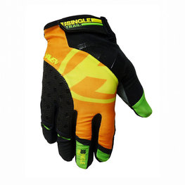 HAVEN guantes de dedos largos - SINGLETRAIL LONG - negro/naranja