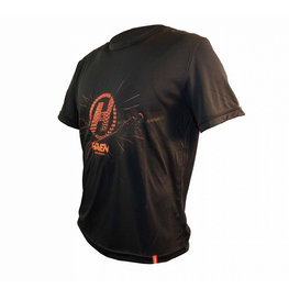 HAVEN Camiseta de manga corta - NAVAHO II MTB - negro/rojo