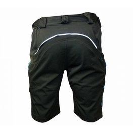 HAVEN pantalones cortos sin tirantes - NAVAHO SLIMFIT - negro/azul