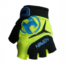 HAVEN guantes de dedos cortos - DEMO  - verde/azul
