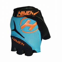 HAVEN guantes de dedos cortos - DEMO KIDS - azul/naranja