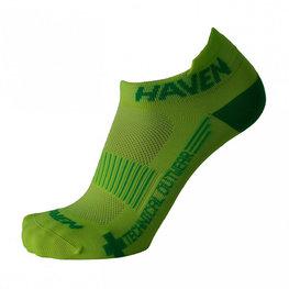 HAVEN calcetines de tobillo - SNAKE SILVER NEO 2PAK - amarillo/verde