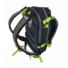 HAVEN mochila - LUMINITE II 12L - negro/verde