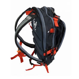 HAVEN mochila - LUMINITE II 12L - rojo/negro