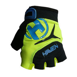HAVEN guantes de dedos cortos - DEMO KIDS - verde/azul