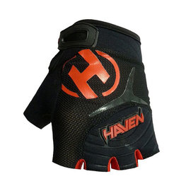 HAVEN guantes de dedos cortos - DEMO KIDS - rojo/negro