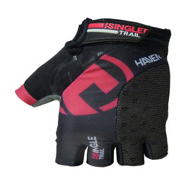 HAVEN guantes de dedos cortos - SINGLETRAIL - negro/rosa