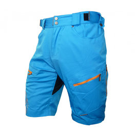 HAVEN pantalones cortos sin tirantes - NAVAHO SLIMFIT - naranja/azul