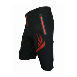 HAVEN pantalones cortos sin tirantes - ENERGIZER - rojo/negro