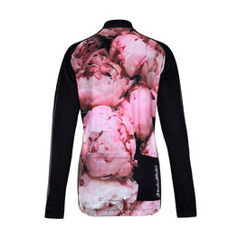 HOLOKOLO maillot de invierno de manga larga - PEONY LADY WINTER - negro/rosa