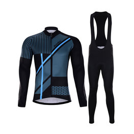 HOLOKOLO jersey y pantalón de invierno - TRACE BLUE WINTER - azul/negro